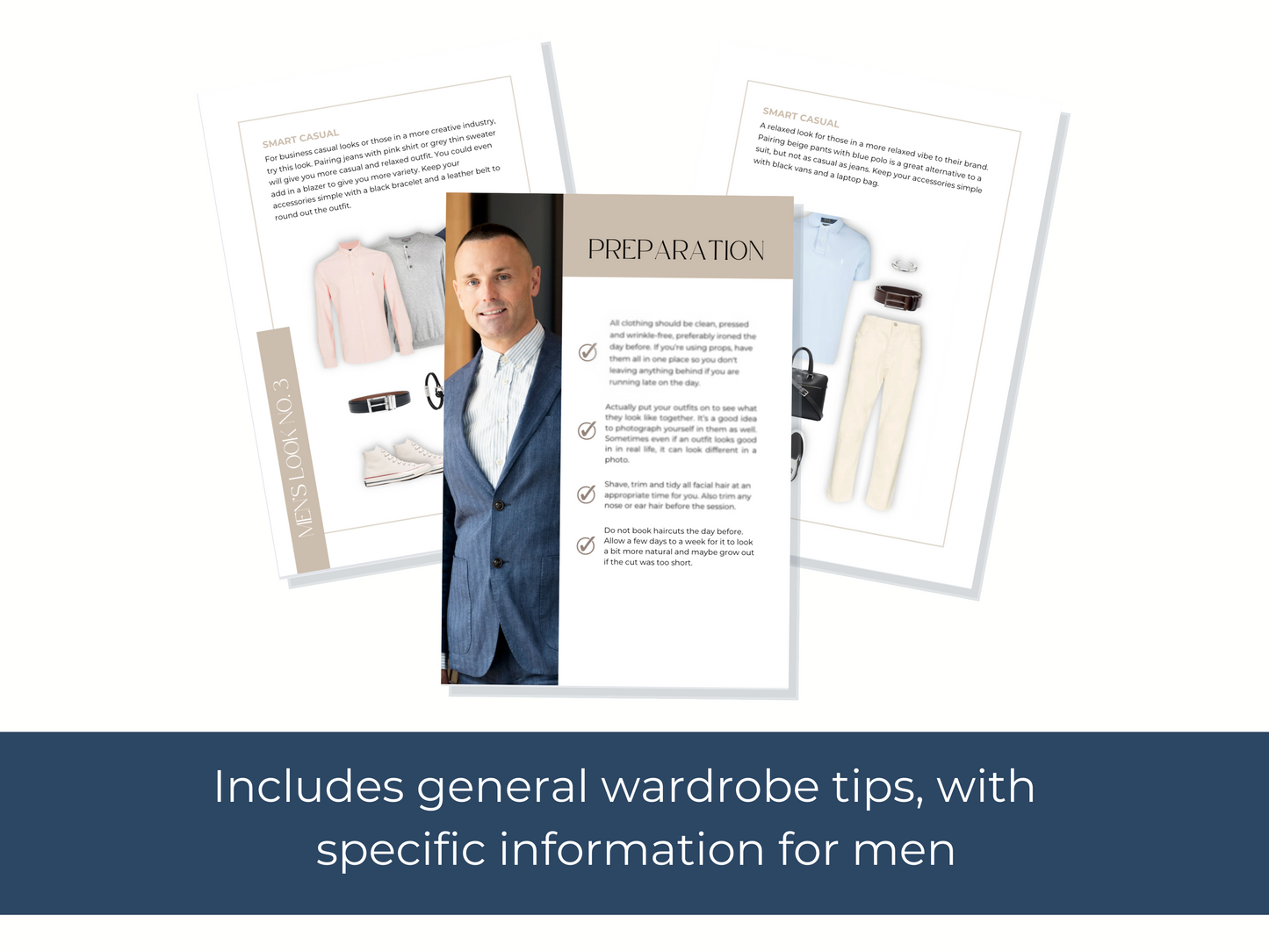 Mens Branding 'What to Wear' - Style Guide